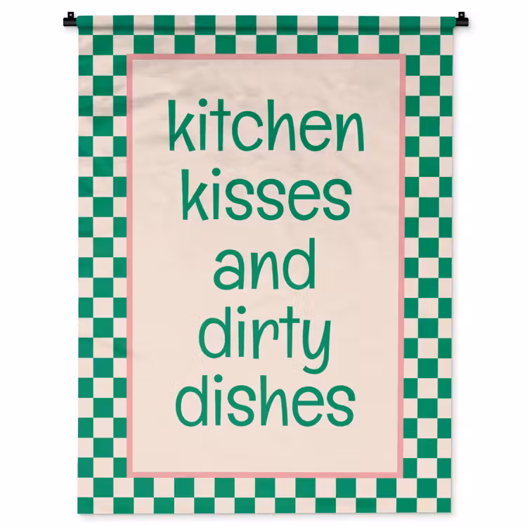 Tenture murale - Devis - Vert - Bloqué - Cuisine — 1
