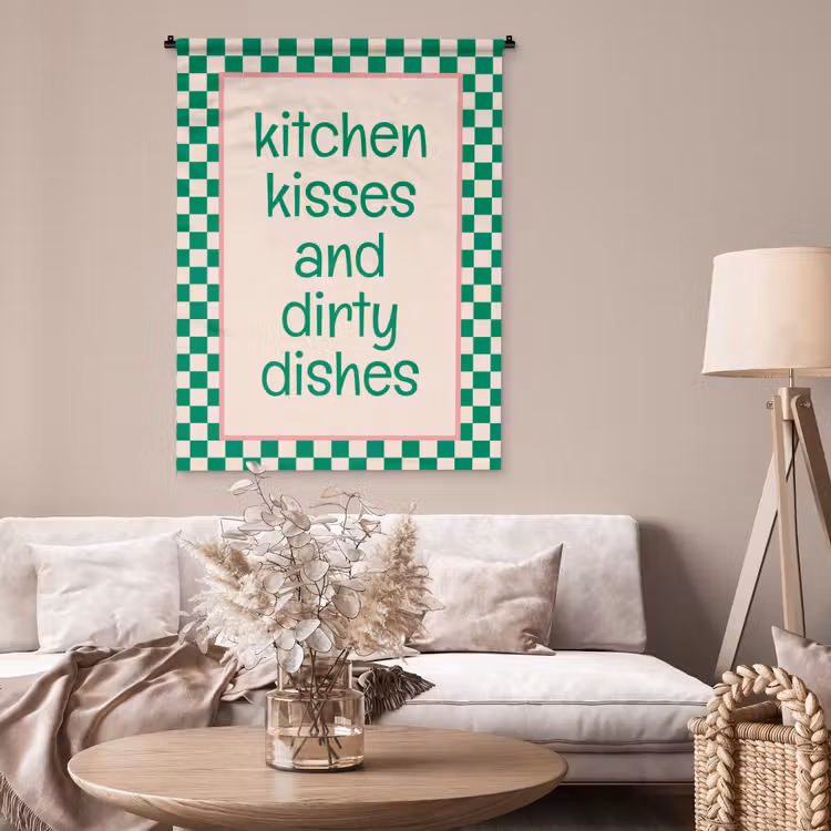Tenture murale - Devis - Vert - Bloqué - Cuisine — 2