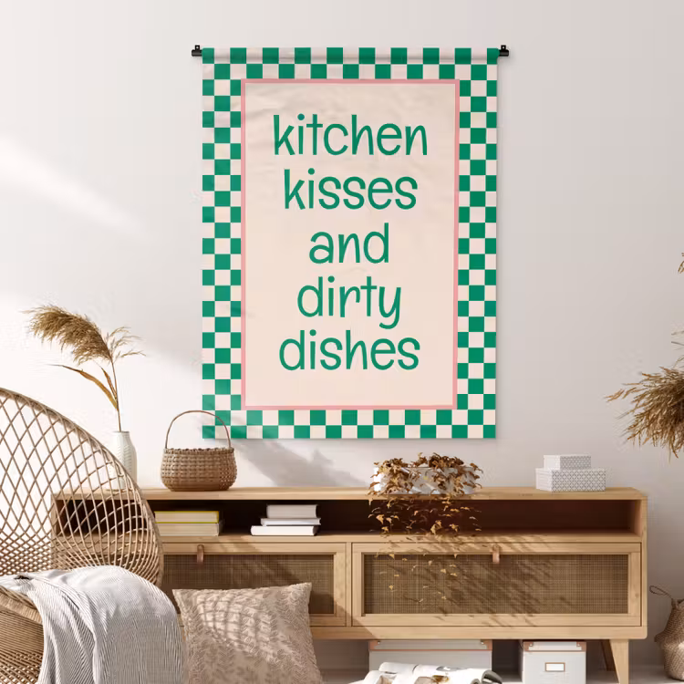 Tenture murale - Devis - Vert - Bloqué - Cuisine — 4