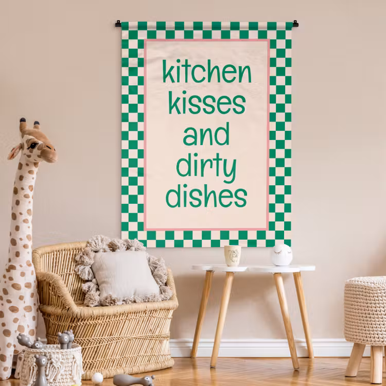Tenture murale - Devis - Vert - Bloqué - Cuisine — 6