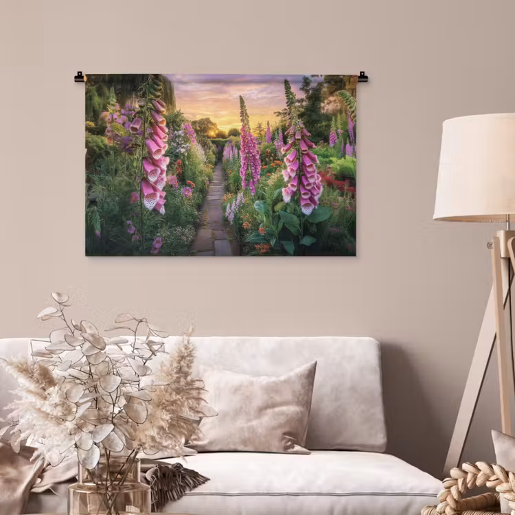 Tenture murale - Digitale - Fleurs - Jardin — 2