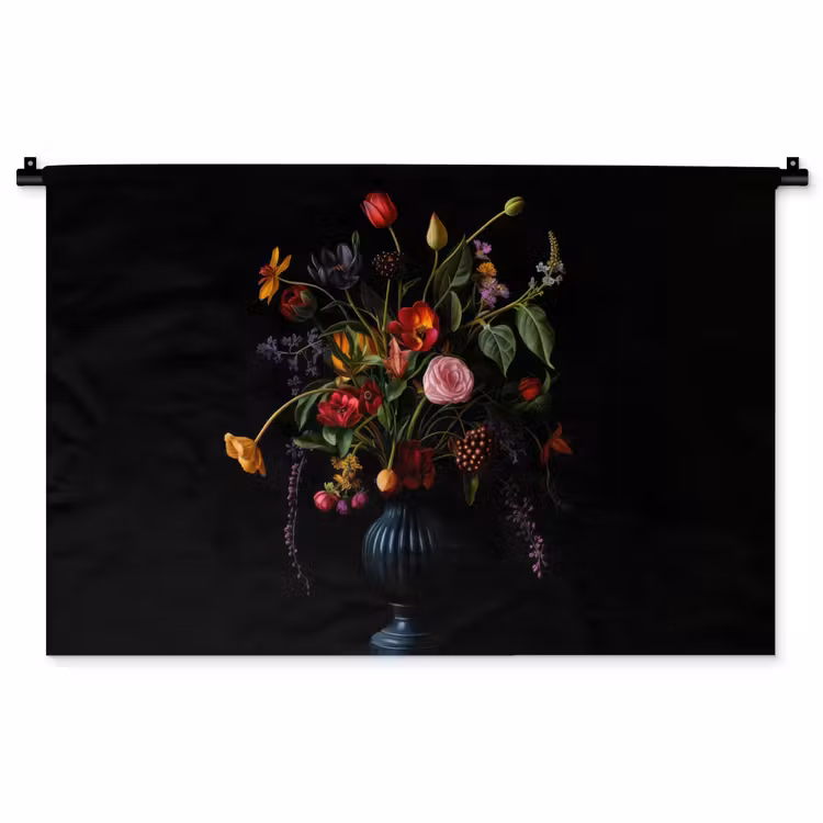 Tenture murale - Fleurs - Baies - Classique — 1