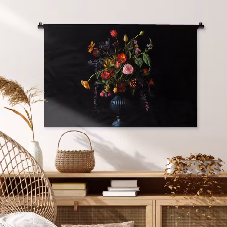 Tenture murale - Fleurs - Baies - Classique — 4