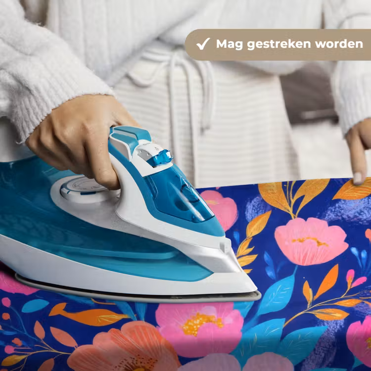 Tenture murale - Fleurs - Bleu - Rose — 7