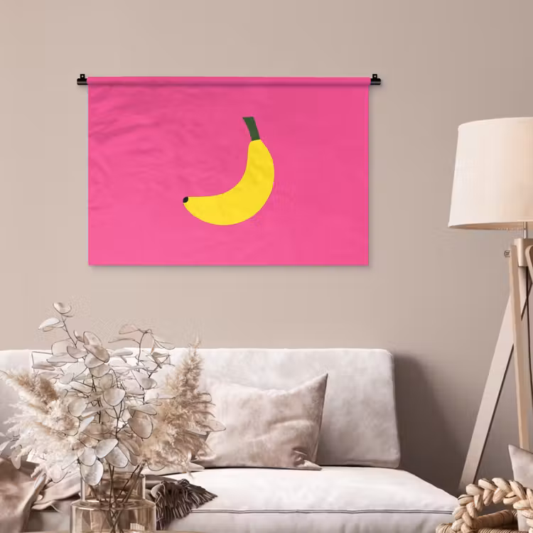 Tenture murale - Banane - Jaune - Fruit — 2
