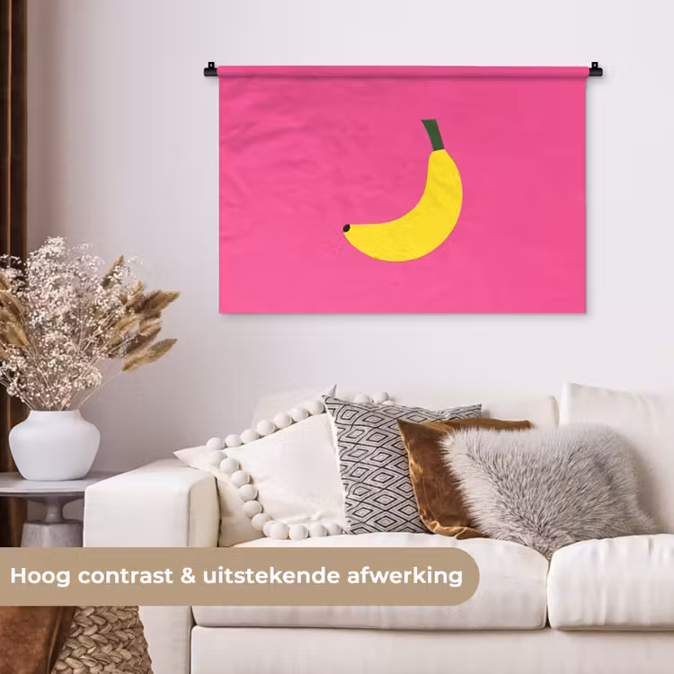 Tenture murale - Banane - Jaune - Fruit — 5