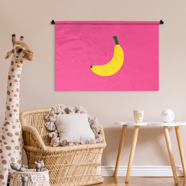 Tenture murale - Banane - Jaune - Fruit — 6