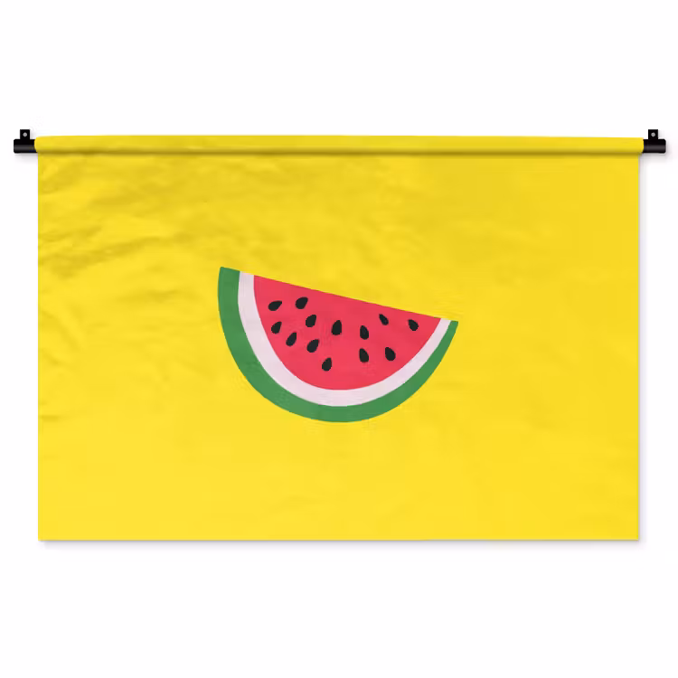 Tenture murale - Fruit - Pastèque - Jaune — 1