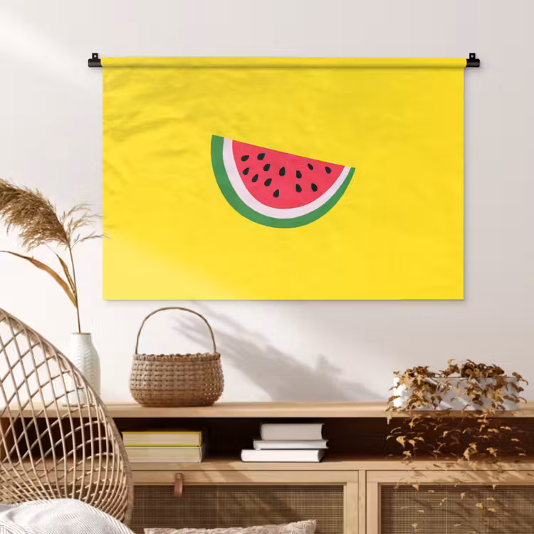 Tenture murale - Fruit - Pastèque - Jaune — 4
