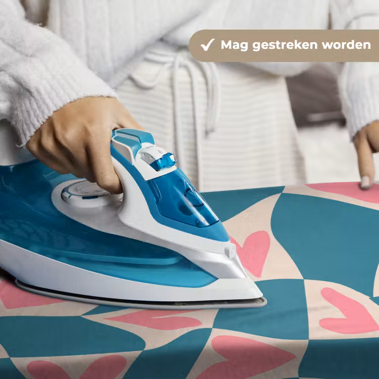 Tenture murale - Bleu - Patchs - Coeurs — 7