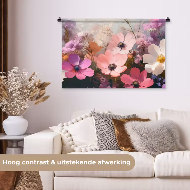 Tenture murale - Fleurs - colorées - floraison — 5