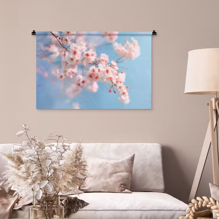 Tenture murale - Branches - Fleurs - Rose — 2