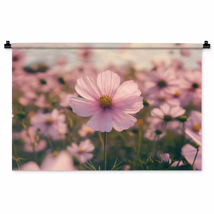 Tenture murale - Fleurs - violet - flou — 1