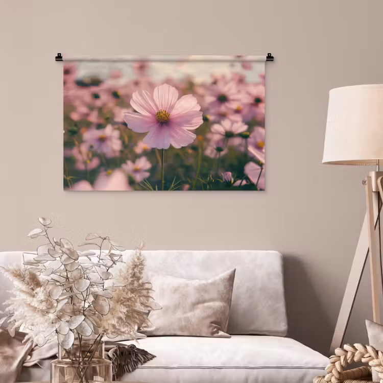 Tenture murale - Fleurs - violet - flou — 2