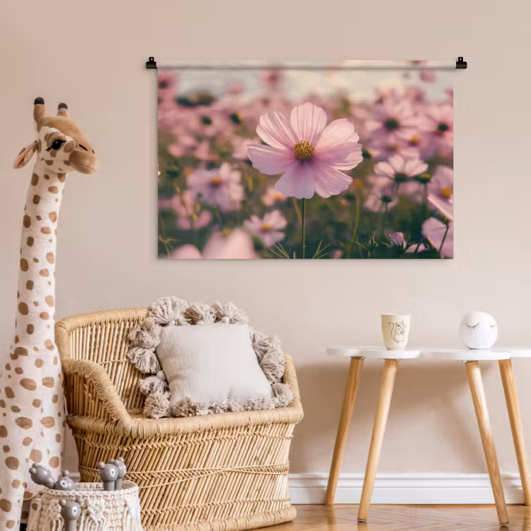 Tenture murale - Fleurs - violet - flou — 6