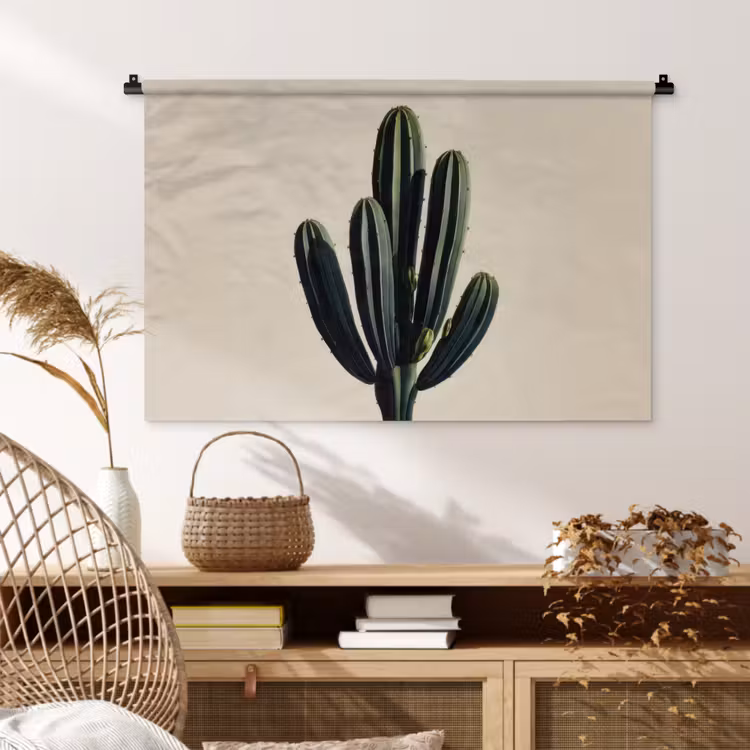 Tenture murale - Cactus - Subtil - Vert — 4