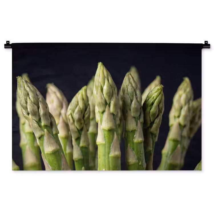 Tenture murale - Asperges - Vertes - Noires — 1