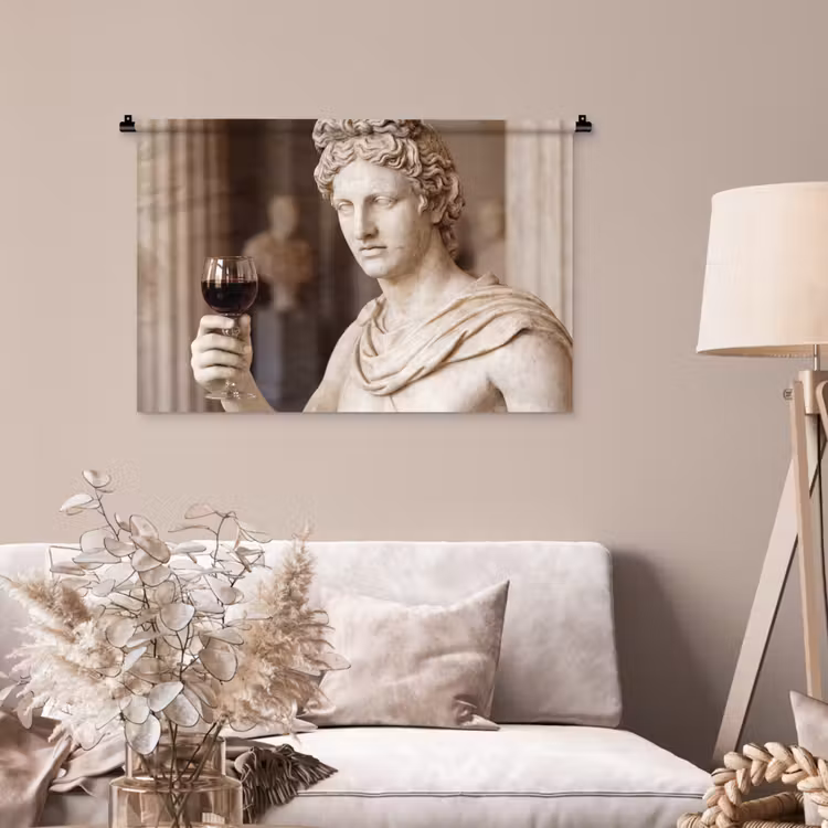 Tenture murale - Classique - Marbre - Vin — 2