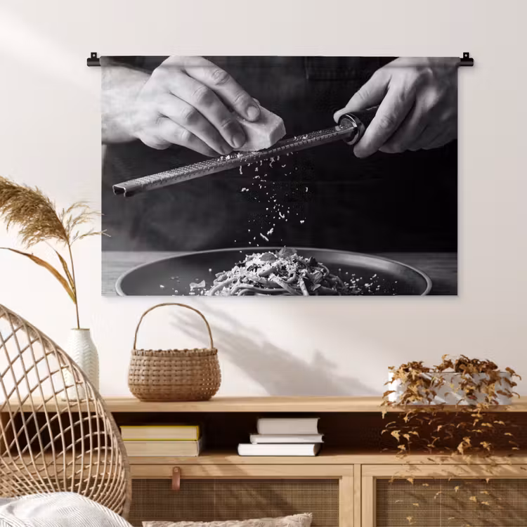 Tenture murale - Fromage - Pâtes - Râpe — 4