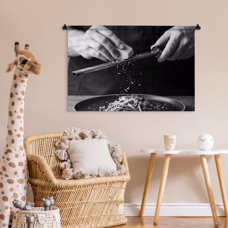 Tenture murale - Fromage - Pâtes - Râpe — 6