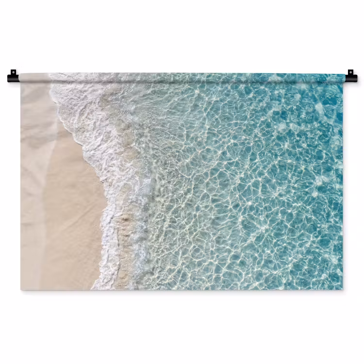 Tenture murale - Côtière - Sable - Bleue — 1