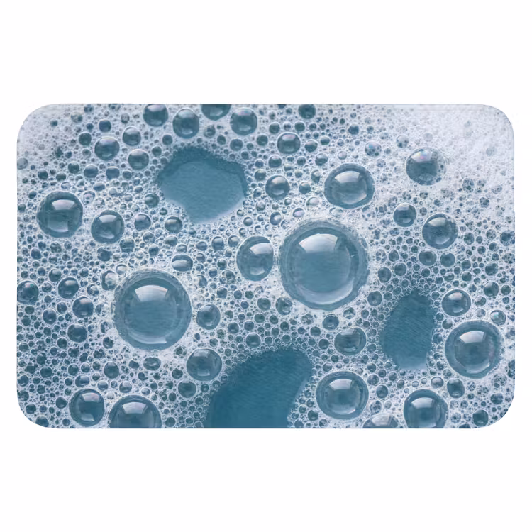 Tapis de toilettes - Mousse - Eau - Texture — 1