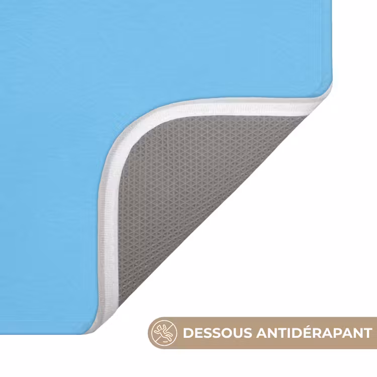 Tapis de toilettes - Smiley - Bleu - Eclair — 3