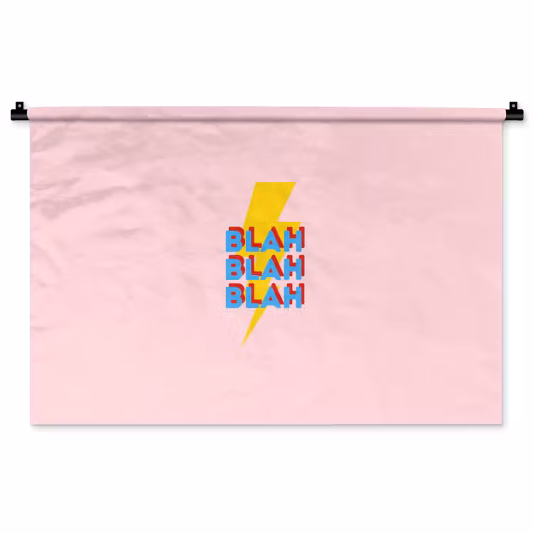 Tenture murale - Blah - Eclair - Rose — 1