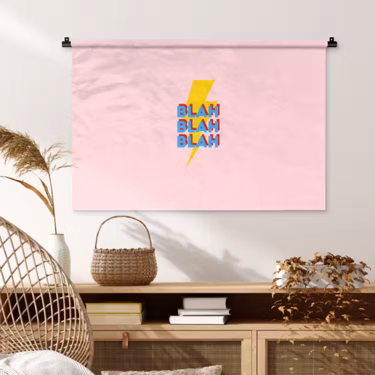 Tenture murale - Blah - Eclair - Rose — 4