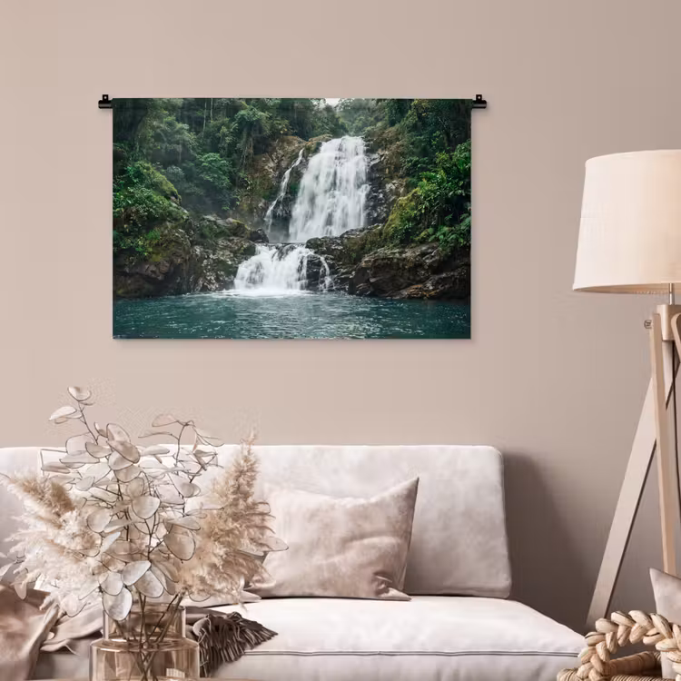 Tenture murale - Cascade - Forêt - Nature - Vert — 2