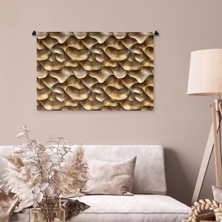 Tenture murale - Abstrait - Antique - Or — 2