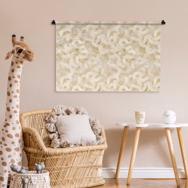 Tenture murale - Abstrait - Lignes - Beige — 6