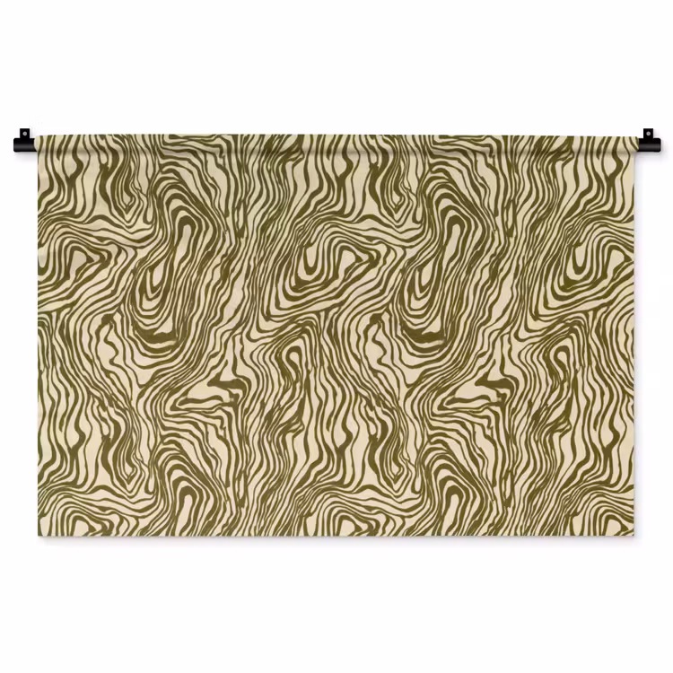 Tenture murale - Abstrait - Marbre - Vert — 1