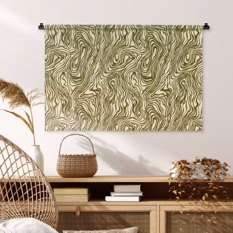 Tenture murale - Abstrait - Marbre - Vert — 4