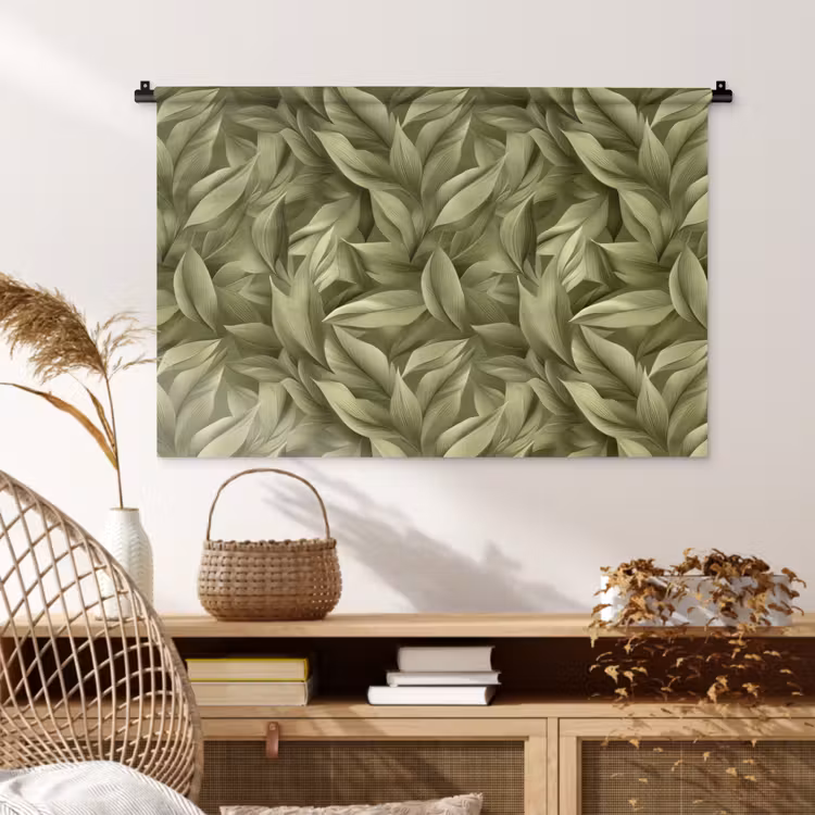Tenture murale - Feuilles - Moderne - Vert — 4