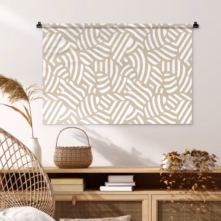 Tenture murale - Abstrait - Moderne - Beige — 4