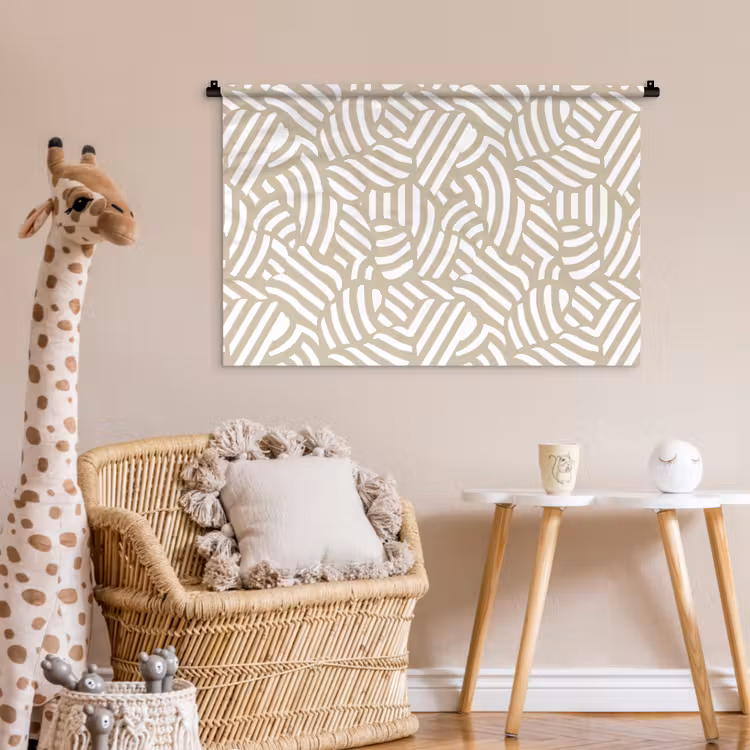 Tenture murale - Abstrait - Moderne - Beige — 6