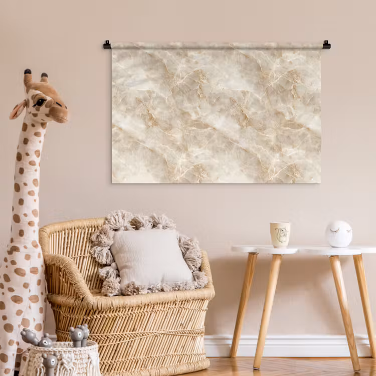 Tenture murale - Beige clair - Onyx - Subtil — 6