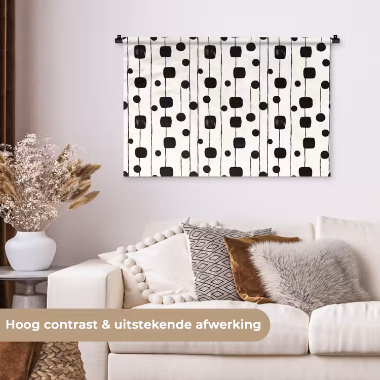 Tenture murale - Graphique - Moderne - Noir — 5