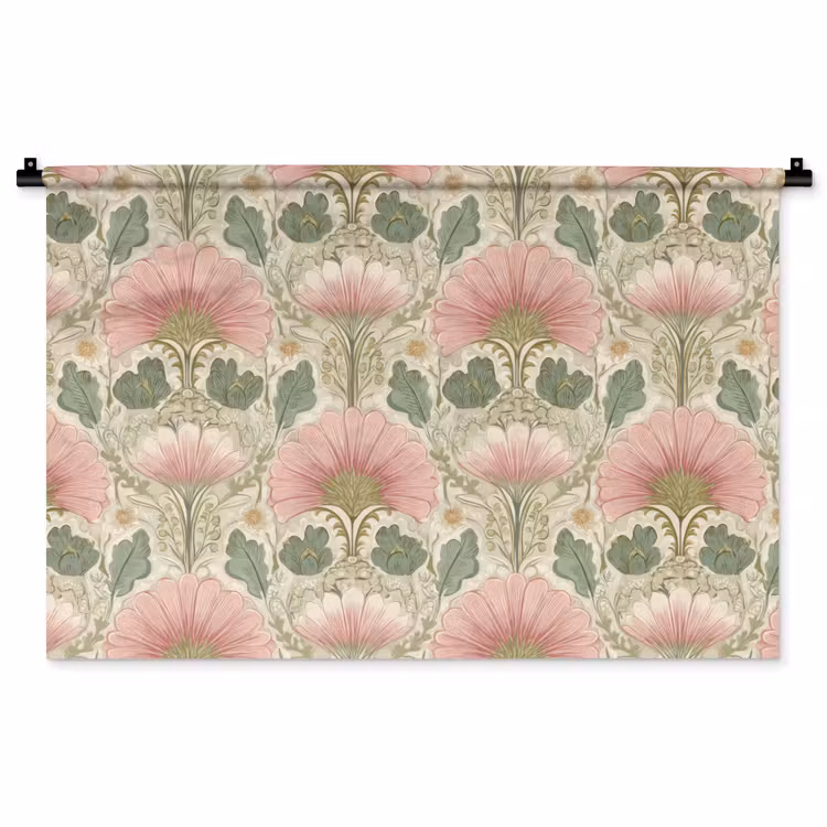 Tenture murale - Classique - Motif - Rose — 1