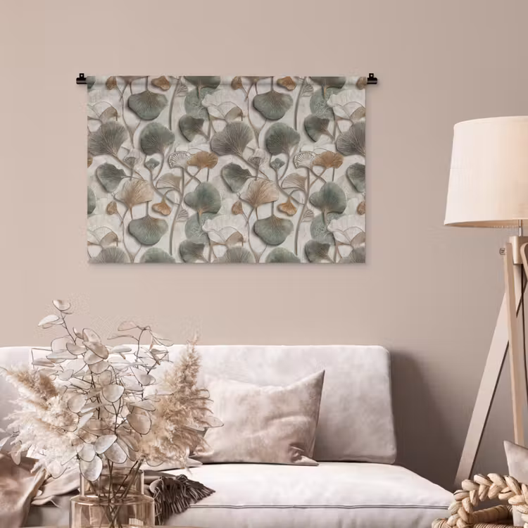 Tenture murale - Elégant - Feuillu - Vert — 2