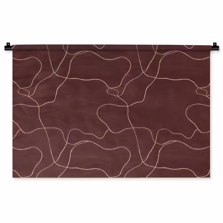 Tenture murale - Abstrait - Moderne - Marron — 1