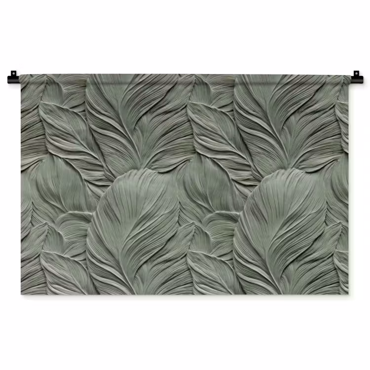 Tenture murale - Feuilles - Texture - Vert — 1