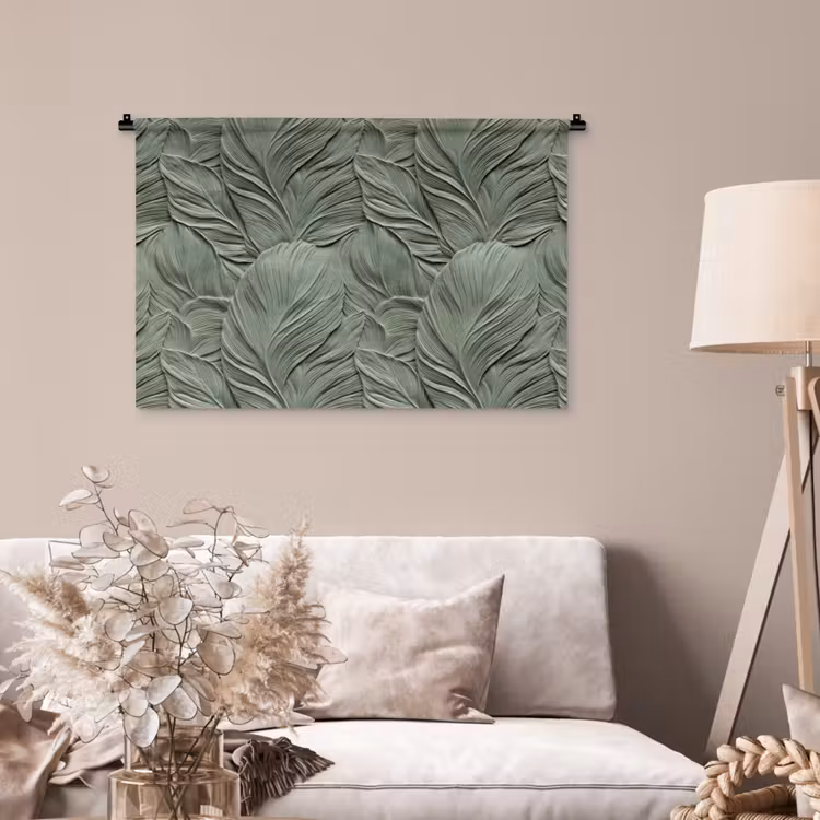 Tenture murale - Feuilles - Texture - Vert — 2