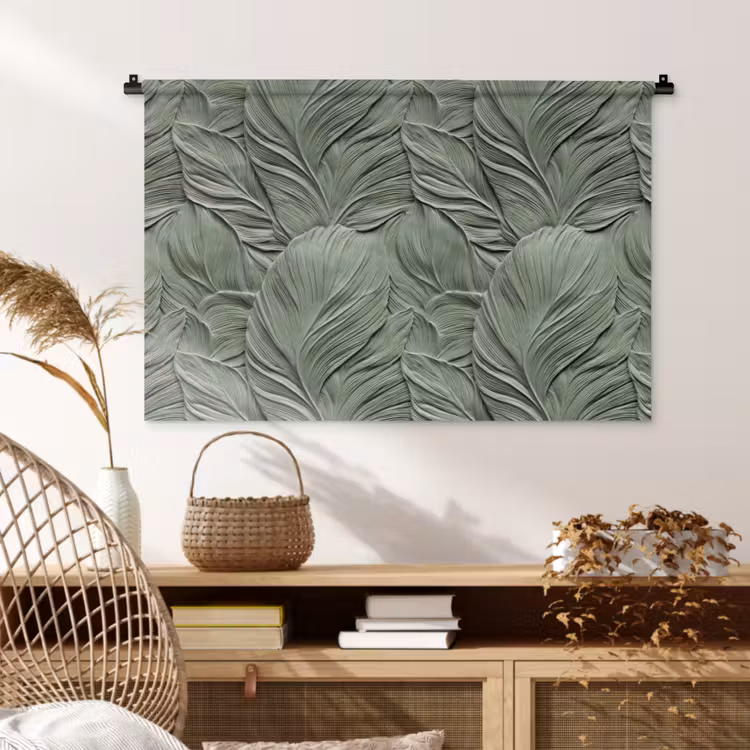 Tenture murale - Feuilles - Texture - Vert — 4