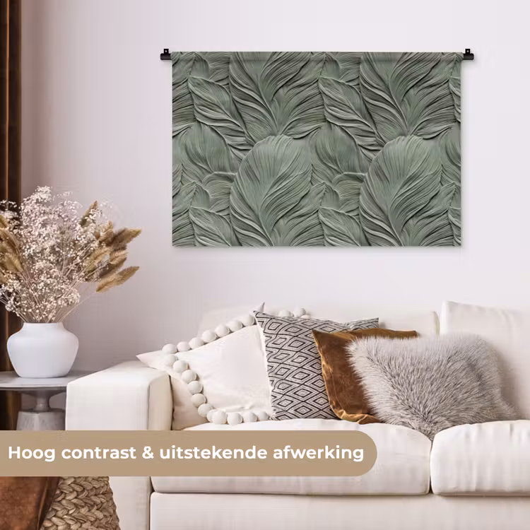 Tenture murale - Feuilles - Texture - Vert — 5