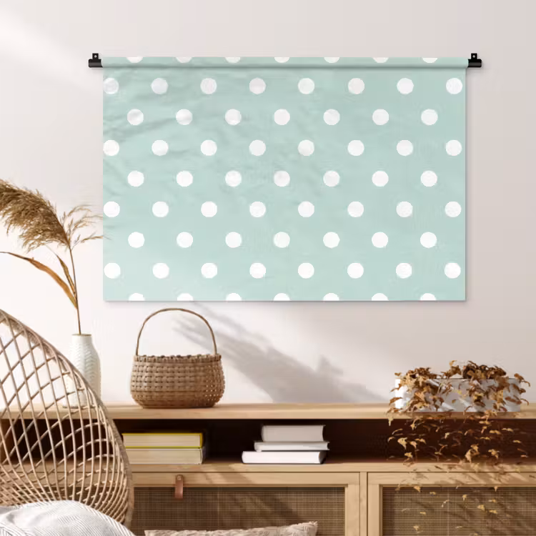 Tenture murale - Classique - Polka - Vert — 4