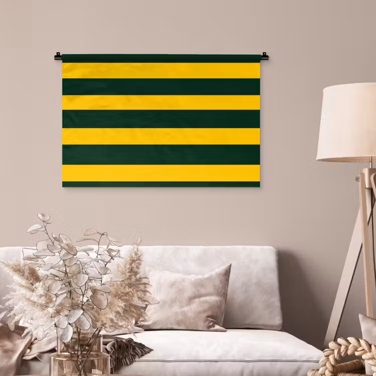Tenture murale - Classique - Rayures - Vert — 2