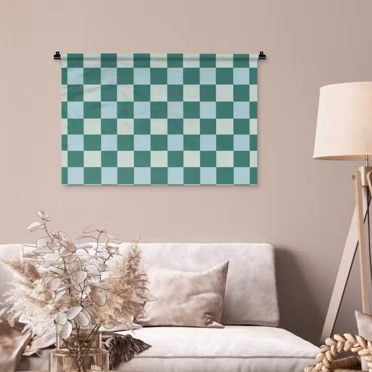 Tenture murale - Échecs - Classique - Vert — 2