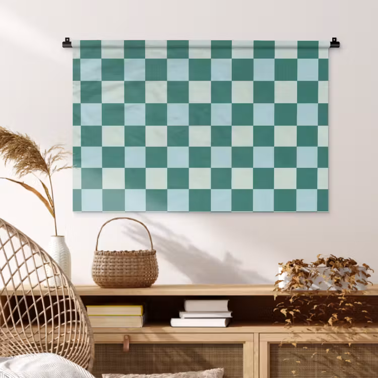 Tenture murale - Échecs - Classique - Vert — 4